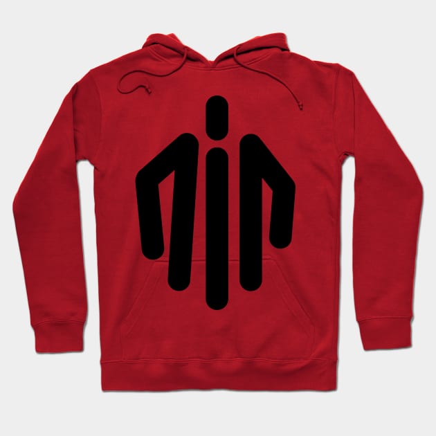 By The Hand Large Hoodie by Spatski